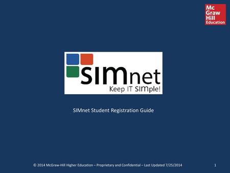 SIMnet Student Registration Guide