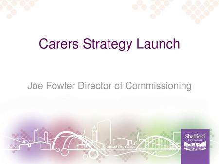Carers Strategy Launch