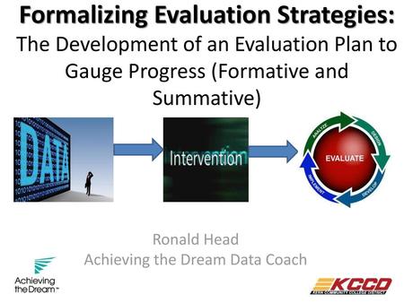 Ronald Head Achieving the Dream Data Coach