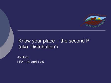 Know your place - the second P (aka ‘Distribution’)