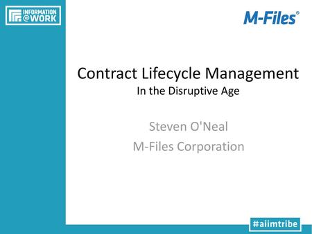 Contract Lifecycle Management In the Disruptive Age