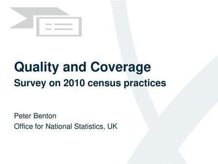 Survey on 2010 census practices