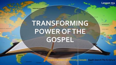 Deeper Christian Life Ministry, Canada | Youth Search The Scripture