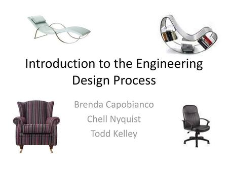 Introduction to the Engineering Design Process