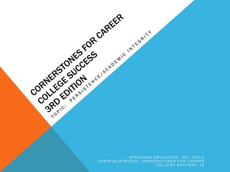 Cornerstones for Career College Success 3rd edition