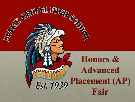 Honors & Advanced Placement (AP) Fair