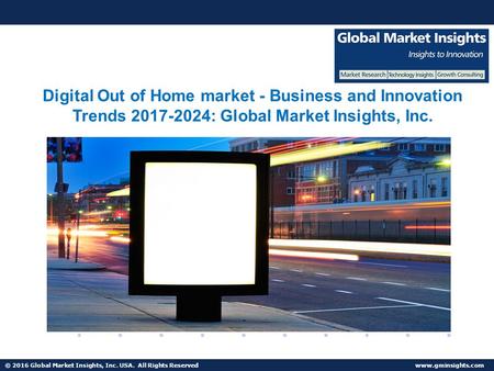 Digital Out of Home Market