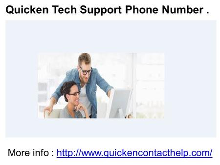 Quicken Tech Support Phone Number. More info :