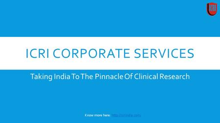 ICRI Corporate Services- Earn Big After Healthcare Management