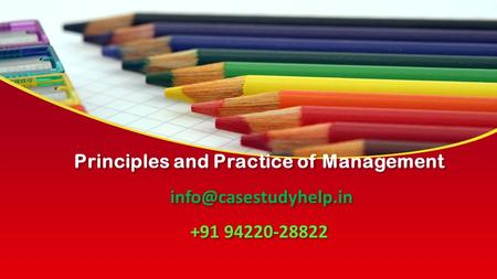 This presentation uses a free template provided by FPPT.com  Principles and Practice of Management