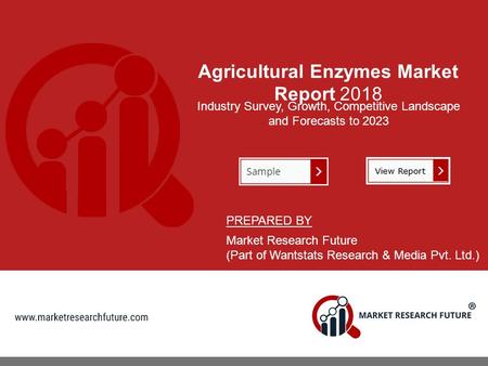 Agricultural Enzymes Market Report 2018 Industry Survey, Growth, Competitive Landscape and Forecasts to 2023 PREPARED BY Market Research Future (Part of.