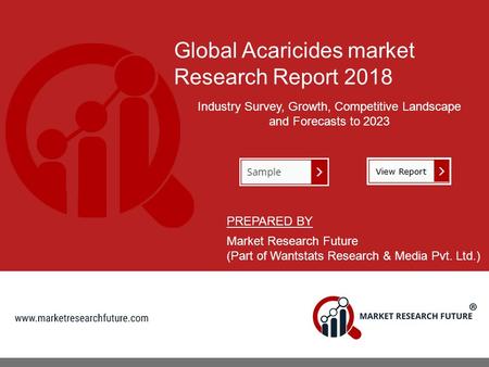 Global Acaricides market Research Report 2018 Industry Survey, Growth, Competitive Landscape and Forecasts to 2023 PREPARED BY Market Research Future (Part.