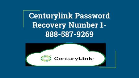 Centurylink Password Recovery Number
