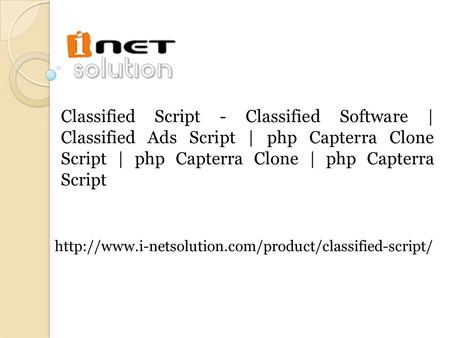 Classified Script - Classified Software | Classified Ads Script | php Capterra Clone Script | php Capterra Clone | php Capterra Script