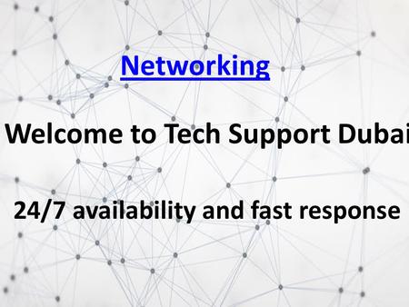 Get The Best Networking Services In Dubai - 0502053269