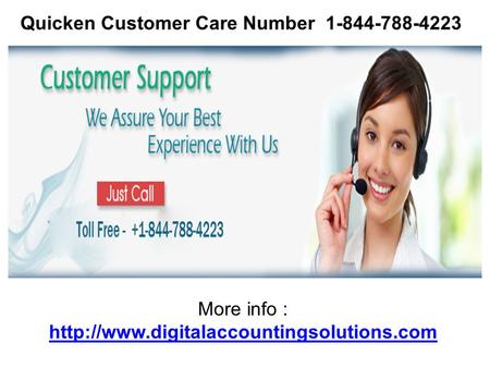 Quicken Customer Care Number More info :