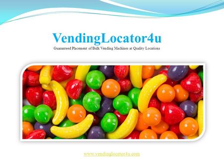 Presentation for VendingLocator4u