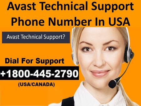 Avast Technical Support Phone Number In USA. AVAST Tech Support in USA/CANADA.