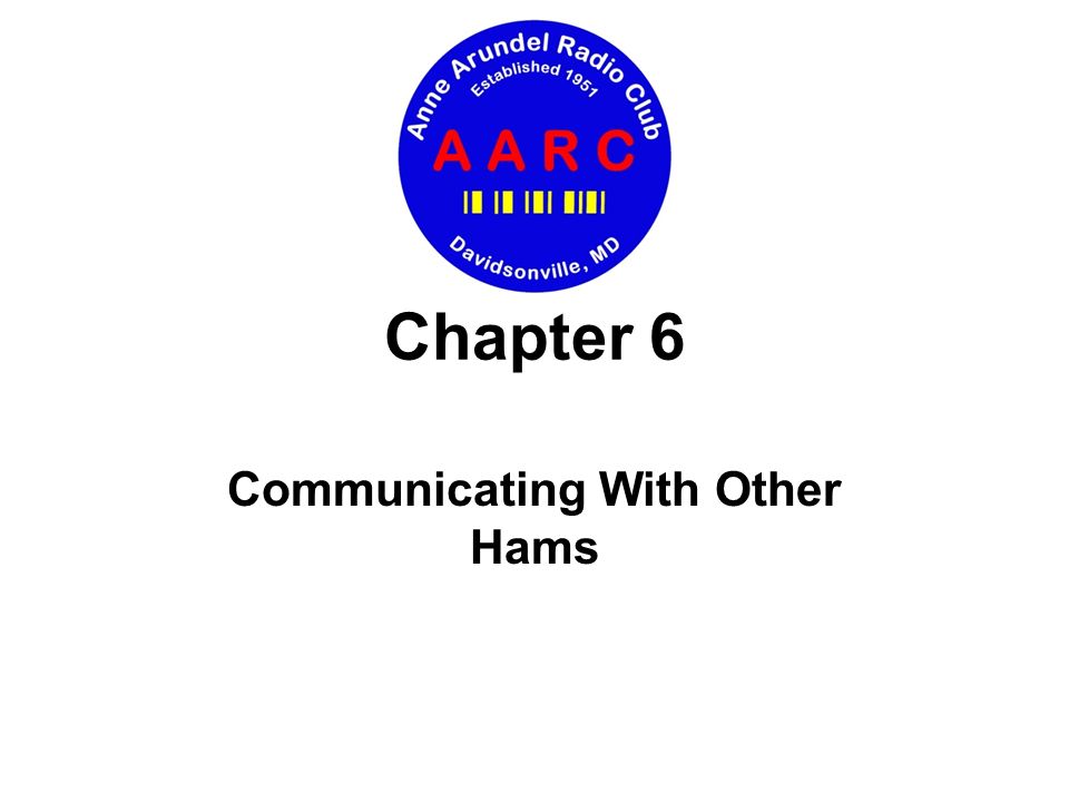 Chapter 6 Communicating With Other Hams image