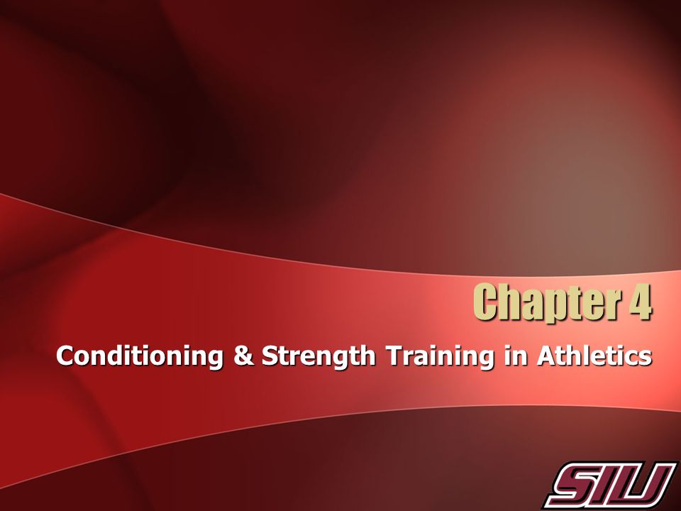 OF STRENGTH TRAINING FOR ATHLETES - ppt video online download