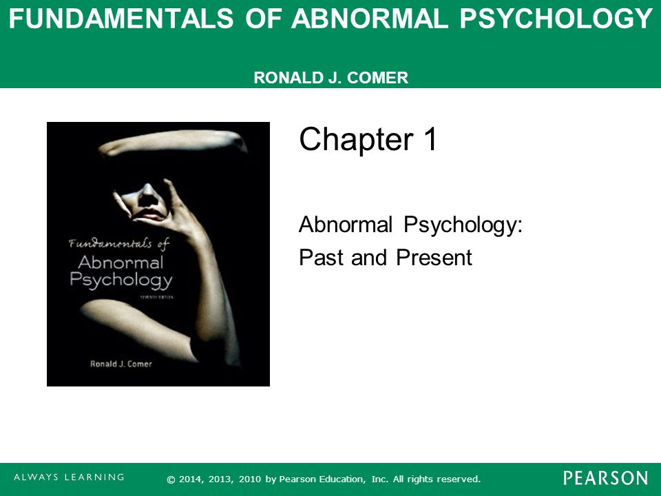 Fundamentals of Abnormal Psychology 10th Edition