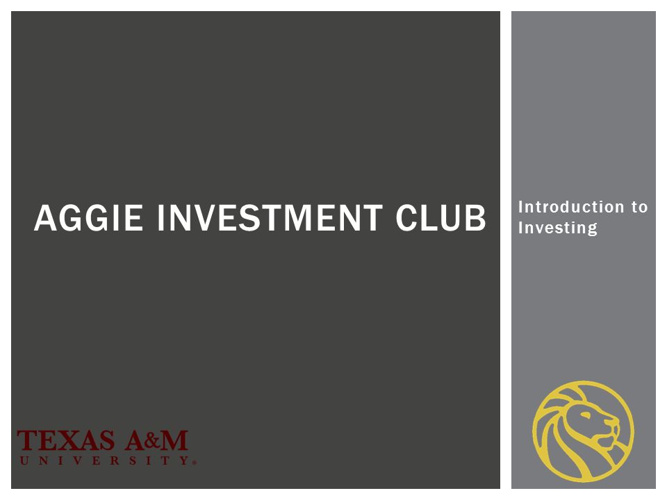 aggie investment club
