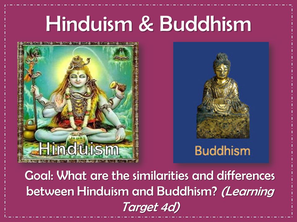 buddhism and hinduism similarities
