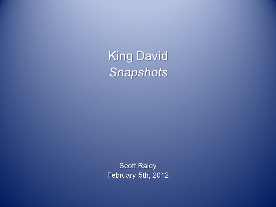 King David (2012)