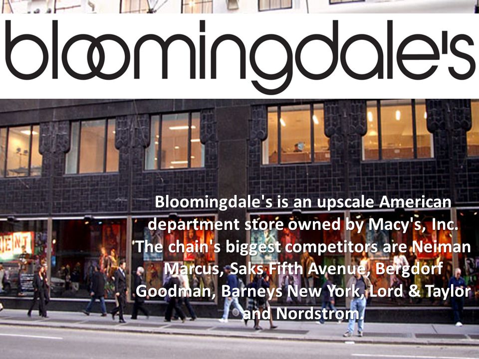 History of New York's Bloomingdale's Department Store