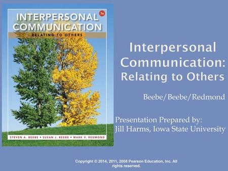 Interpersonal Communication: Relating to Others