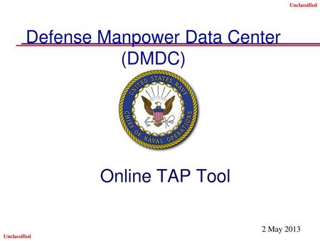 Defense Manpower Data Center (DMDC)