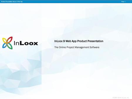InLoox 9 Web App Product Presentation