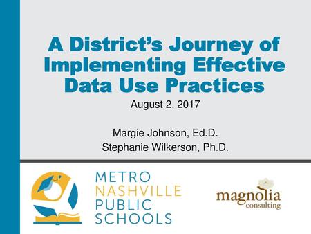 A District’s Journey of Implementing Effective Data Use Practices