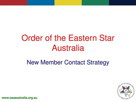 Order of the Eastern Star Australia