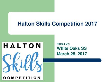 Halton Skills Competition 2017