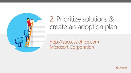 2. Prioritize solutions & create an adoption plan