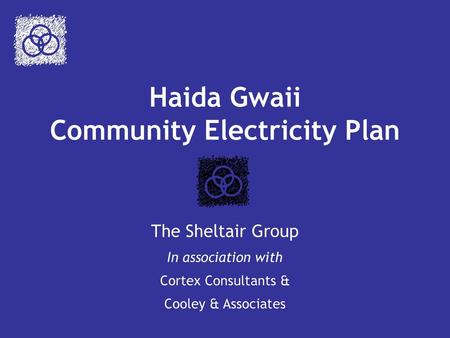Haida Gwaii Community Electricity Plan