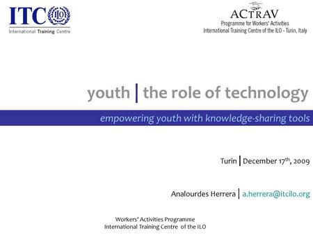 youth | the role of technology