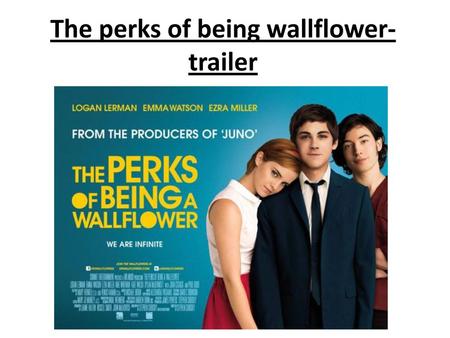 The perks of being wallflower-trailer