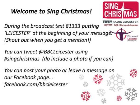 Welcome to Sing Christmas!