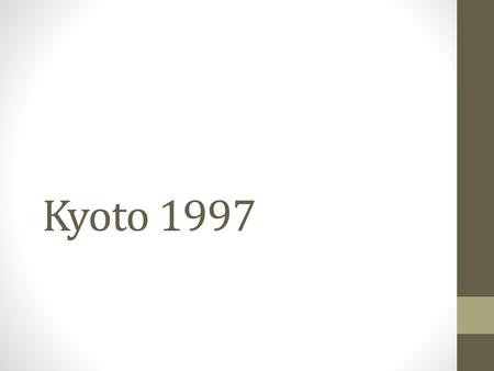 Kyoto 1997.