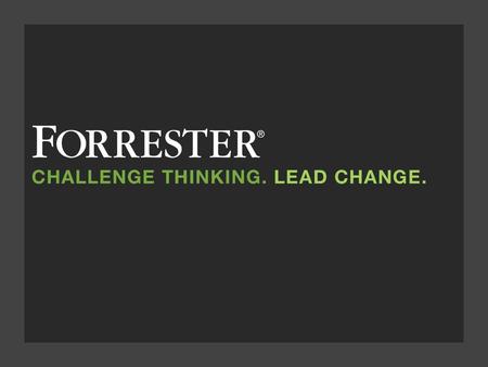 WEBINAR Spotlight On Forrester’s Business Insights Research
