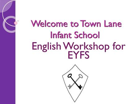 Welcome to Town Lane Infant School