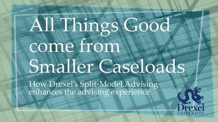 All Things Good come from Smaller Caseloads