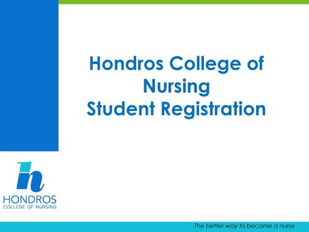 Hondros College of Nursing Student Registration