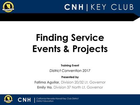 Finding Service Events & Projects