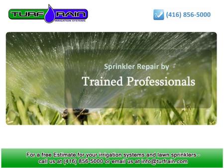 Tips on how to install irrigation systems
