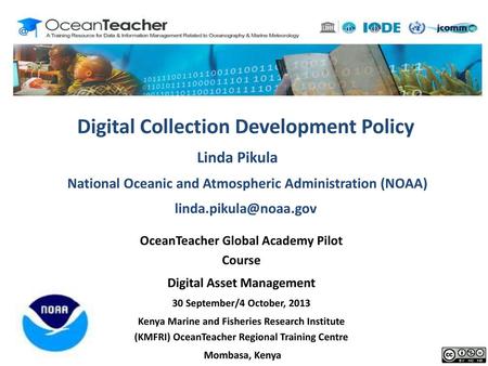 Digital Collection Development Policy