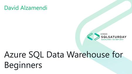 Azure SQL Data Warehouse for Beginners