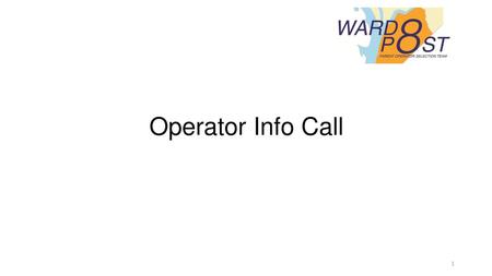 Operator Info Call.
